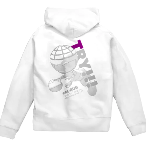 エムラグ2022オータム_パーカー_トライ！ Zip Hoodie