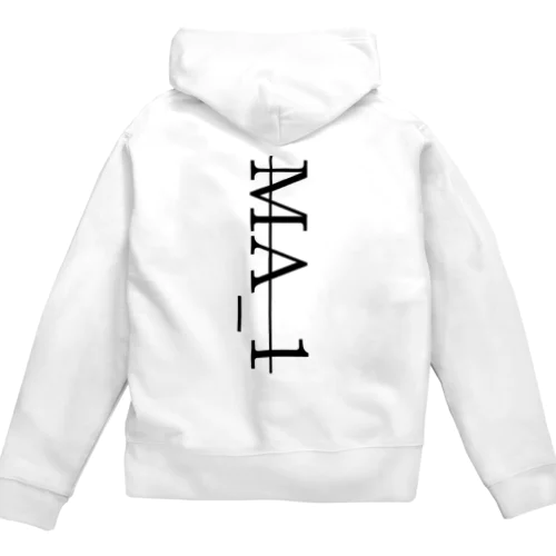 MA-1ロゴ Zip Hoodie