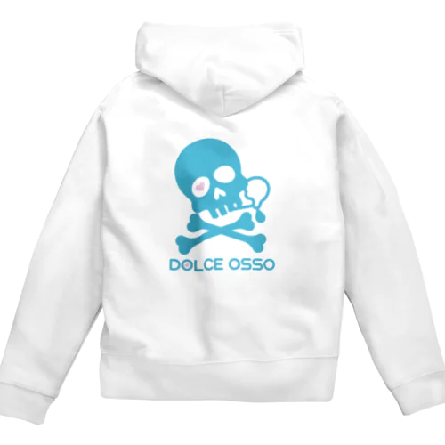 DOLCE OSSO ”ドルチェ オッソ”　ブルーグリーン Zip Hoodie