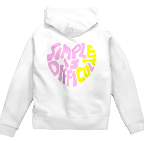 s.i.d.ハートロゴ Zip Hoodie