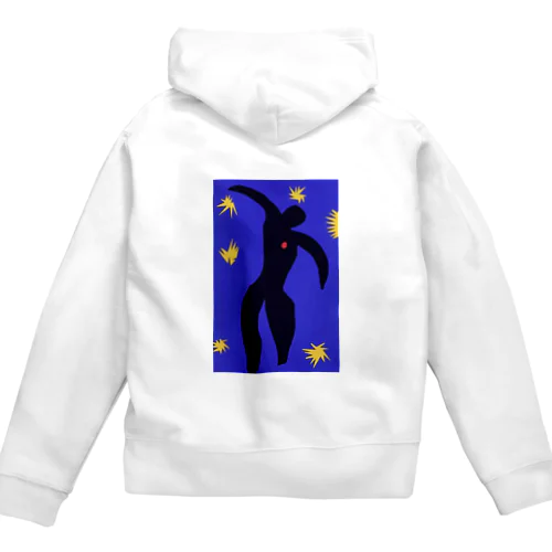 両面プリント　絵画マティス Zip Hoodie