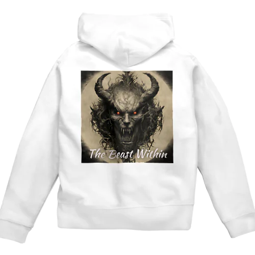 The Beast Within Zip Hoodie