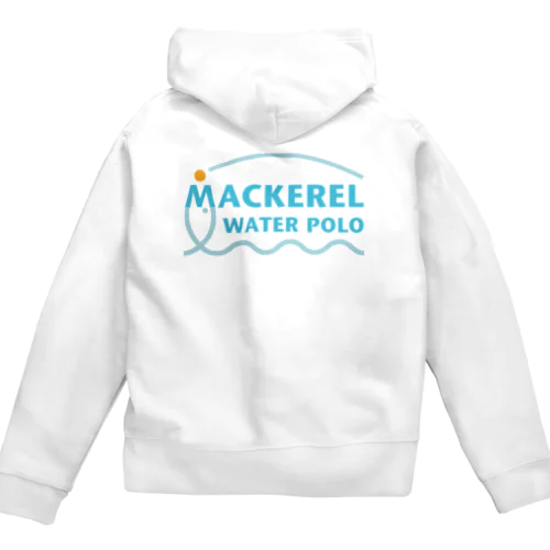 MACKEREL（メインロゴカラー）背面のみプリント Zip Hoodie