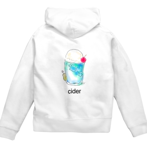 クリームソーダ Zip Hoodie
