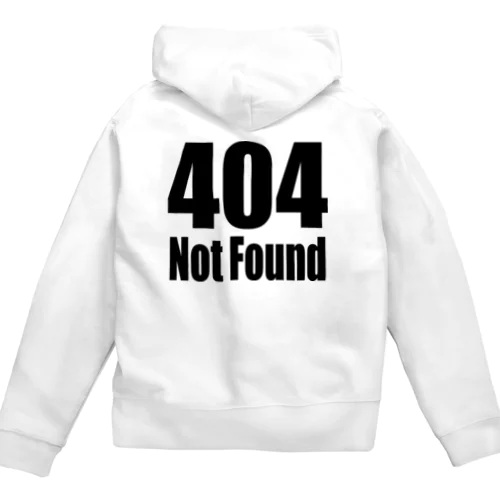 404 Not Found Zip Hoodie