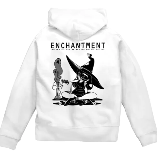 "enchantment" ジップパーカー