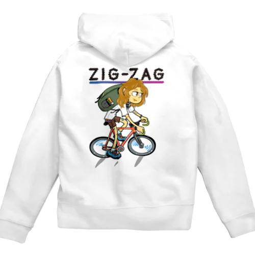 “ZIG-ZAG” 2 ジップパーカー