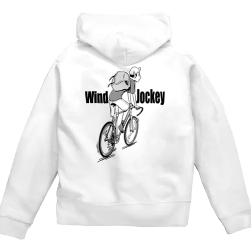 "Wind Jockey" Zip Hoodie