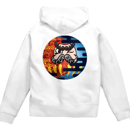 夢限だるま Zip Hoodie