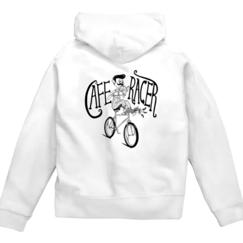 "CAFE RACER" Zip Hoodie