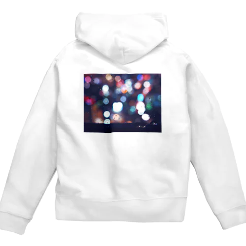 玉ボケ(ver:カラフル) Zip Hoodie