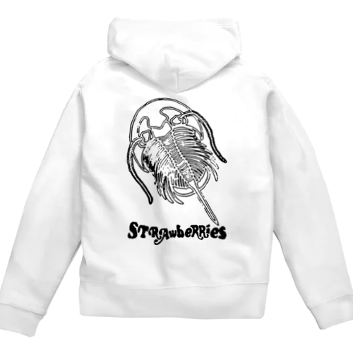 strawberries Zip Hoodie