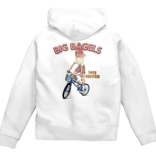 "big bagels" Zip Hoodie