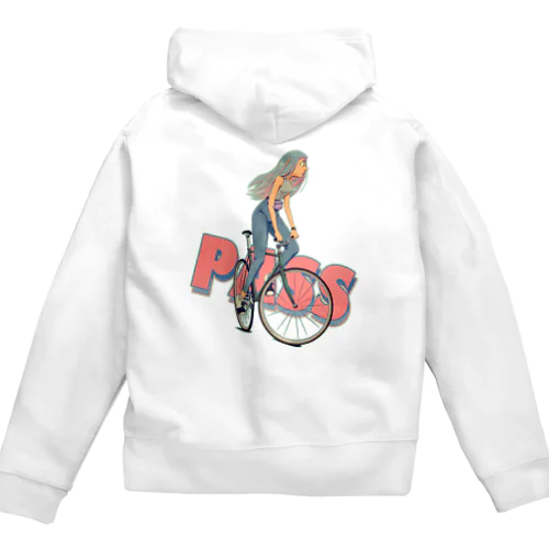 "PASS" Zip Hoodie