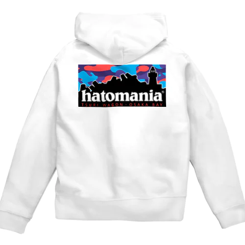 ちゃんスペシャル tachimania x hatomania ジップパーカー