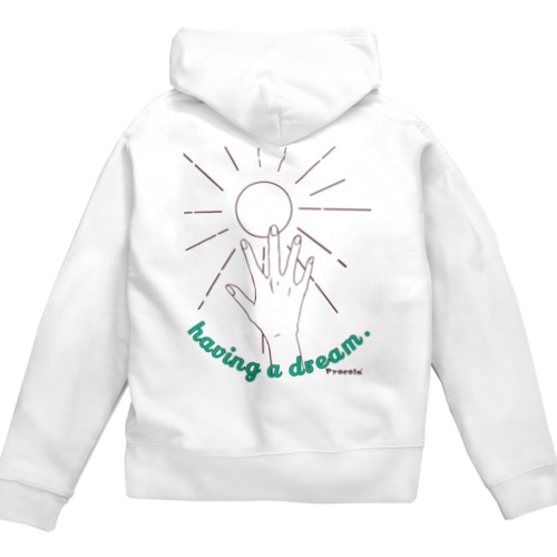 私には夢がある Zip Hoodie