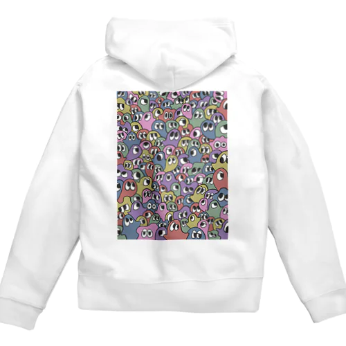 みっちりおばけちゃん Zip Hoodie