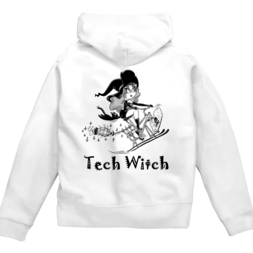 “Tech Witch” ジップパーカー