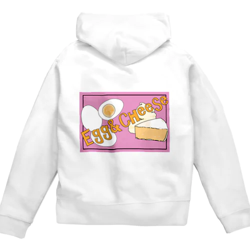 中毒シリーズ(卵とチーズ) Zip Hoodie