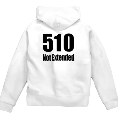 510 Not Extended ジップパーカー