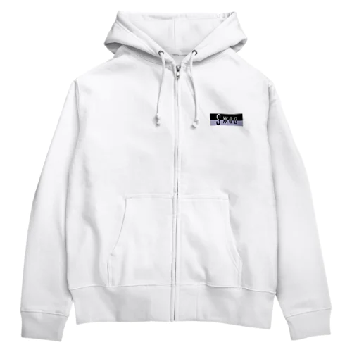 swan(文字あり) Zip Hoodie