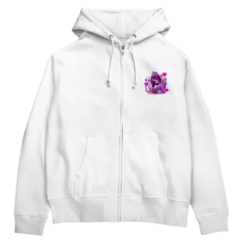 泥酔ちゃん Zip Hoodie