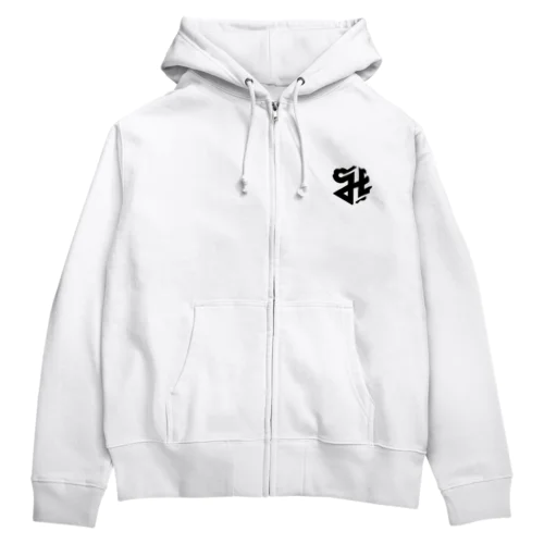 東京都新宿区(black) Zip Hoodie