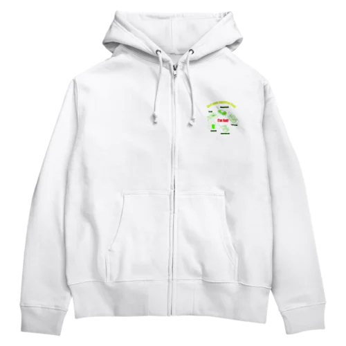 ダイエット 日本食 Zip Hoodie