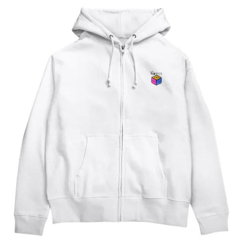 多面ダイス番組ロゴグッズ Zip Hoodie