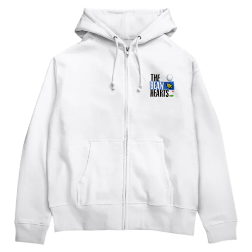 豆の心臓ゴルフチーム Zip Hoodie