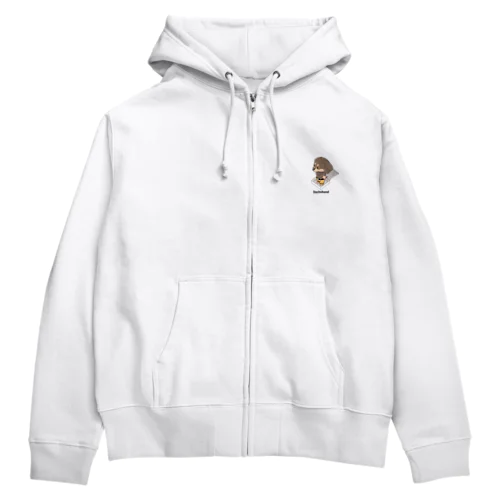 ハコにワンず　ダックスフンド Zip Hoodie