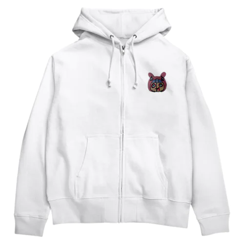 ちょぴっと毒毒メアリーちゃんウサギＶｅｒ．ジップアップ Zip Hoodie