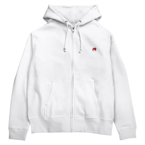 あかもじちゃん Zip Hoodie