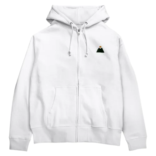 おにぎりの具はやっぱりあさりの佃煮！ 表／裏あり Zip Hoodie