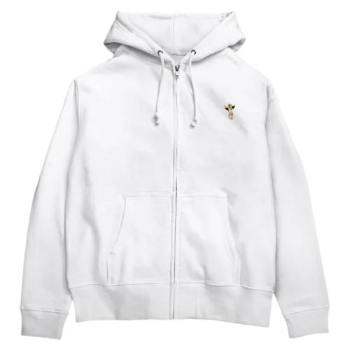 ワンポイント風船J Zip Hoodie