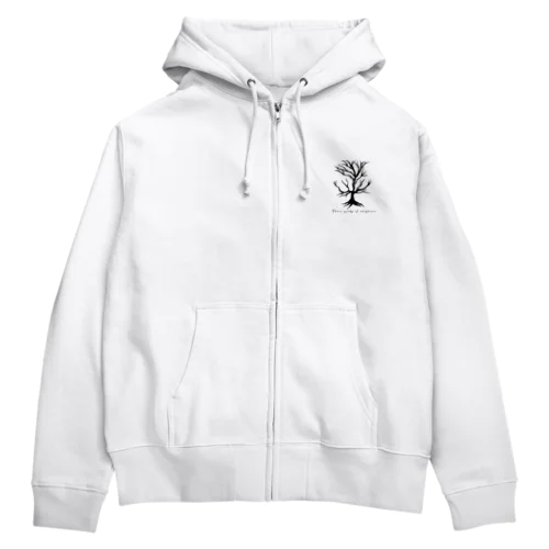 Three marks of existence Zip Hoodie