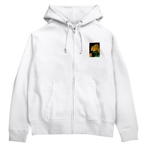 ひまわり2 Zip Hoodie