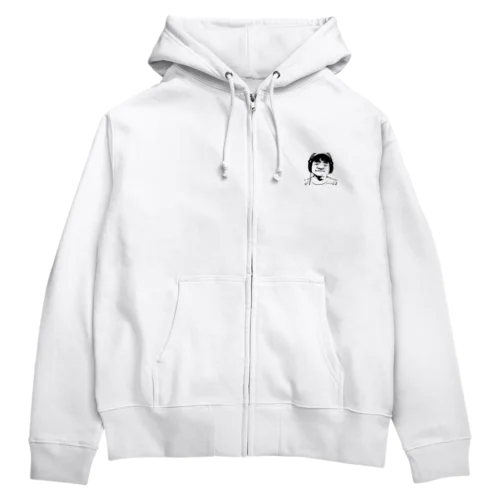 やさしいおっさん Zip Hoodie