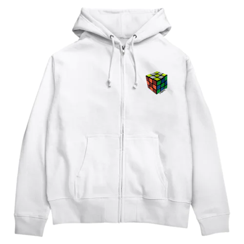 彩irodoriルービックキューブ Zip Hoodie