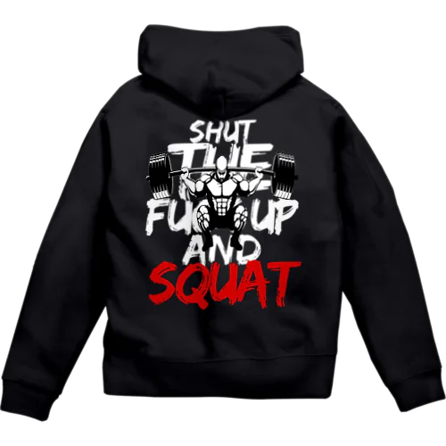 Big3 Squat ZipHoodie 黒系色 Zip Hoodie