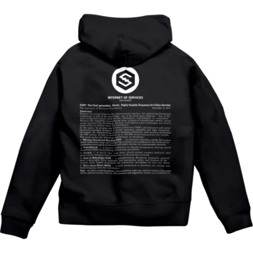 IOST whitepaper WH Zip Hoodie