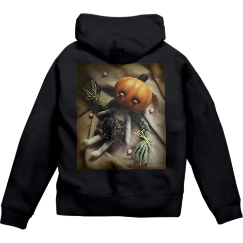 Pumpkin Head Zip Hoodie