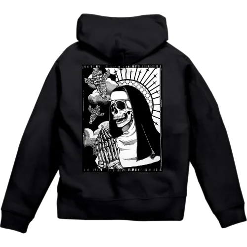 メメントモリ・信仰心 Zip Hoodie