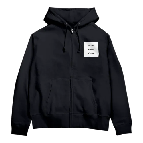 笑みを浮かべるカルガモ Zip Hoodie