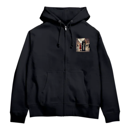 Nostalgic Scenery by KotoSasa Zip Hoodie