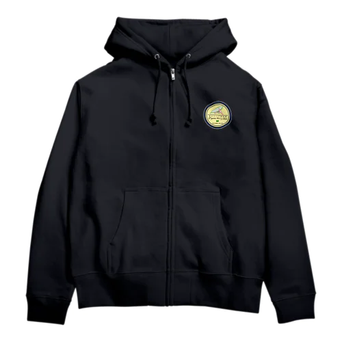 富山カレー倶楽部ロゴマーク両面入りジップパーカー Zip Hoodie