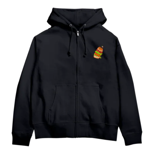 ハンバーガー② Zip Hoodie