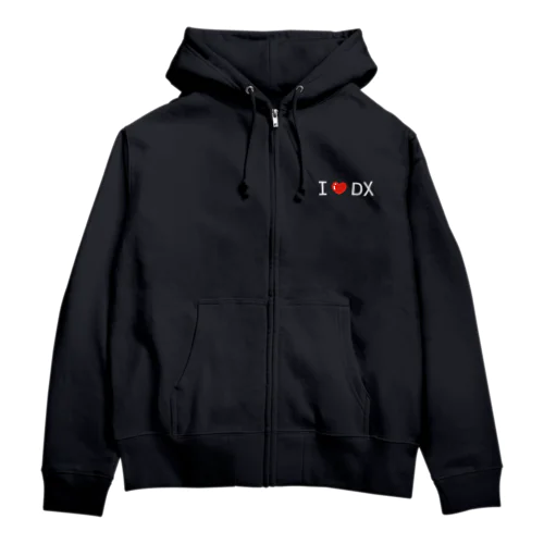 I love DX パーカー (dark) Zip Hoodie