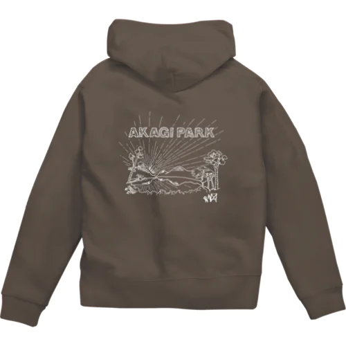 AKAGI★park01(白文字) Zip Hoodie