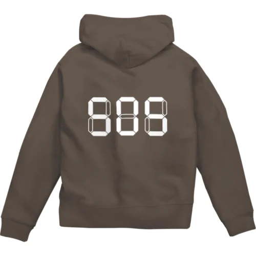 SOS（デジタル表示） Zip Hoodie